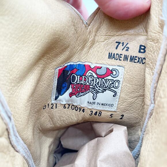 Yippee Ki Yay Old Gringo Women's 7.5 White Skeleton Selfie Western Cowgirl Boots - Picture 11 of 12